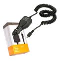 CARICATORE AUTO 500mAh CON CONNETTORE MICRO USB - CAVO A SPIRALE NERO ACC-04195-302 BLACKBERRY ORIGINALE IN BLISTER