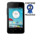 PELLICOLA PROTEGGI DISPLAY VODAFONE SMART MINI 875, ALCATEL ONE TOUCH T'POP, 4010D, 4010E CONFEZIONE 2 PEZZI