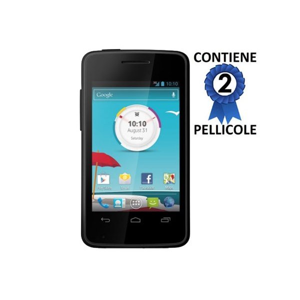 PELLICOLA PROTEGGI DISPLAY VODAFONE SMART MINI 875, ALCATEL ONE TOUCH T'POP, 4010D, 4010E CONFEZIONE 2 PEZZI