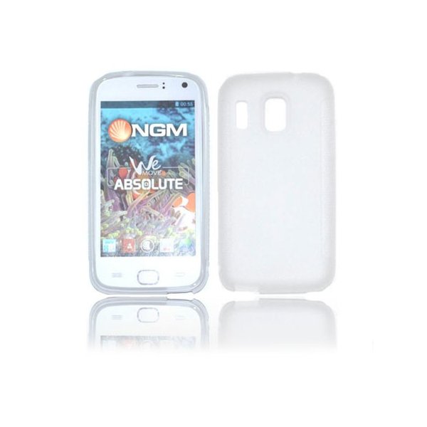 CUSTODIA GEL TPU SILICONE per NGM WEMOVE ABSOLUTE COLORE BIANCO