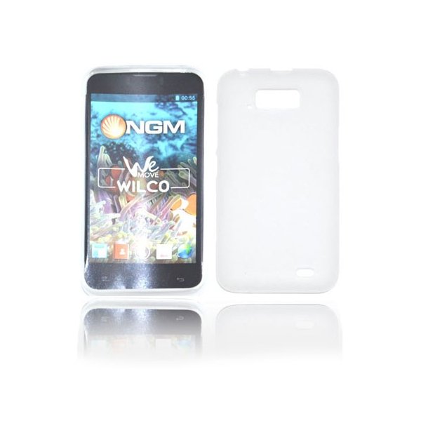 CUSTODIA GEL TPU SILICONE per NGM WEMOVE WILCO COLORE BIANCO