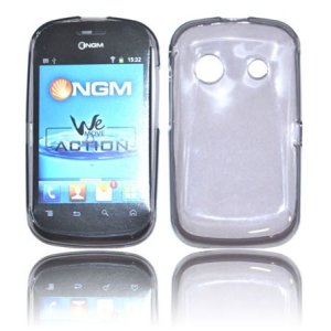 CUSTODIA GEL TPU SILICONE per NGM WEMOVE ACTION COLORE NERO