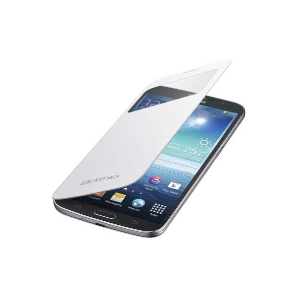 CUSTODIA ORIGINALE SAMSUNG EF-CI920BWEGWW -  S VIEW COVER per I9200 GALAXY MEGA 6.3, I9205 BIANCO BLISTER