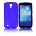 CUSTODIA GEL TPU SILICONE DOUBLE per SAMSUNG I9200 GALAXY MEGA 6.3" POLLICI, I9205 COLORE BLU