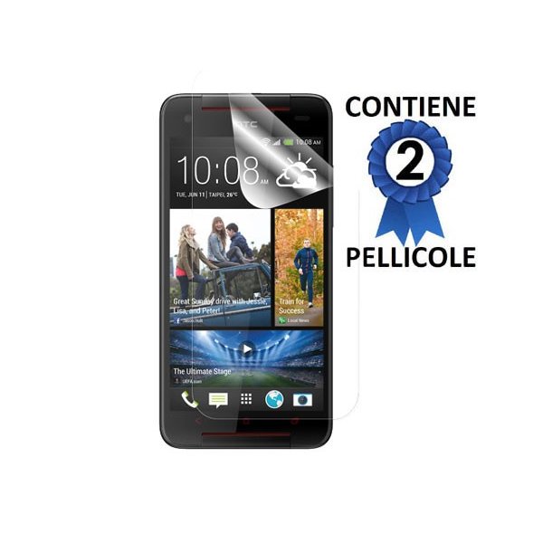 PELLICOLA PROTEGGI DISPLAY HTC BUTTERFLY S CONFEZIONE 2 PEZZI