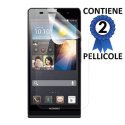 PELLICOLA PROTEGGI DISPLAY HUAWEI ASCEND P6 CONFEZIONE 2 PEZZI