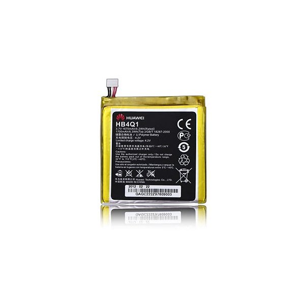 BATTERIA ORIGINALE HUAWEI HB4Q1 per U9500 ASCEND D1, U9200 ASCEND P1 1670 mAh LI-ION BULK