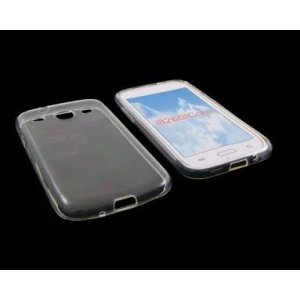 CUSTODIA GEL TPU SILICONE per SAMSUNG I8260 GALAXY CORE, I8262 COLORE BIANCO