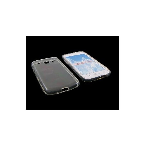 CUSTODIA GEL TPU SILICONE per SAMSUNG I8260 GALAXY CORE, I8262 COLORE BIANCO