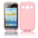 CUSTODIA GEL TPU SILICONE LUCIDA per SAMSUNG S7710 GALAXY XCOVER 2 COLORE ROSA