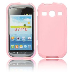 CUSTODIA GEL TPU SILICONE LUCIDA per SAMSUNG S7710 GALAXY XCOVER 2 COLORE ROSA