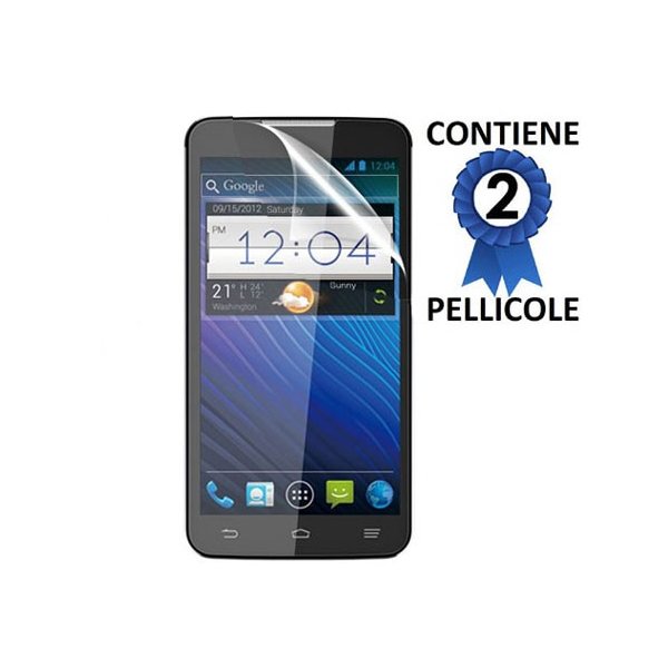 PELLICOLA PROTEGGI DISPLAY ZTE GRAND MEMO, V9815 CONFEZIONE 2 PEZZI