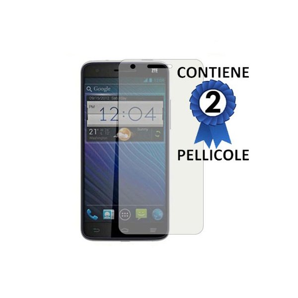 PELLICOLA PROTEGGI DISPLAY ZTE GRAND S CONFEZIONE 2 PEZZI