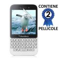 PELLICOLA PROTEGGI DISPLAY BLACKBERRY Q5 CONFEZIONE 2 PEZZI