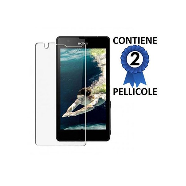 PELLICOLA PROTEGGI DISPLAY SONY XPERIA ZR, C5502, C5503, LTE, HSPA+ CONFEZIONE 2 PEZZI