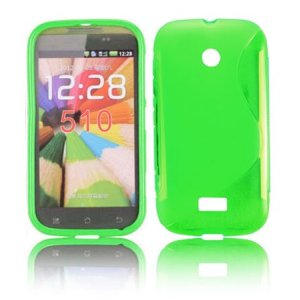 CUSTODIA GEL TPU SILICONE DOUBLE NOKIA LUMIA 510 COLORE VERDE