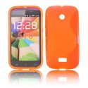 CUSTODIA GEL TPU SILICONE DOUBLE NOKIA LUMIA 510 COLORE ARANCIONE