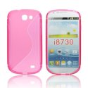 CUSTODIA GEL TPU SILICONE DOUBLE per SAMSUNG I8730 GALAXY EXPRESS COLORE ROSA