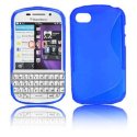 CUSTODIA GEL TPU SILICONE DOUBLE per BLACKBERRY Q10 COLORE BLU