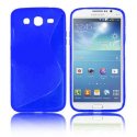 CUSTODIA GEL TPU SILICONE DOUBLE per SAMSUNG I9150 GALAXY MEGA 5.8, I9152 COLORE BLU