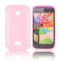 CUSTODIA GEL TPU SILICONE LUCIDA NOKIA LUMIA 510 COLORE ROSA