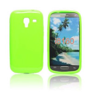 CUSTODIA GEL TPU SILICONE LUCIDA per SAMSUNG I8160 GALAXY ACE 2 COLORE VERDE