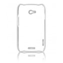 CUSTODIA BACK RIGIDA SLIM DA 0,35mm per HTC ONE X, ONE XL, ONE X+ COLORE BIANCO TRASPARENTE