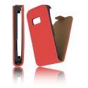 CUSTODIA VERTICALE SLIM FLIP PELLE per SAMSUNG S6500 GALAXY MINI 2 COLORE ROSSO