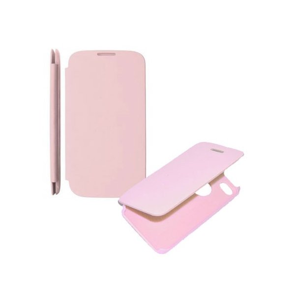 CUSTODIA ORIZZONTALE FLIP COVER per APPLE IPHONE 5, 5S COLORE ROSA