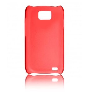 CUSTODIA BACK RIGIDA SLIM DA 0,35mm per SAMSUNG I9100 GALAXY S2, I9105 GALAXY S2 PLUS COLORE ROSSO