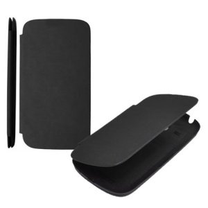 CUSTODIA ORIZZONTALE FLIP COVER per LG P700 OPTIMUS L7, P705 COLORE NERO