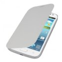 CUSTODIA FLIP COVER ORIZZONTALE per SAMSUNG I9080 GALAXY GRAND, I9082 GRAND DUOS BIANCO