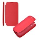 CUSTODIA ORIZZONTALE FLIP COVER per SAMSUNG S6500 GALAXY MINI 2 COLORE ROSSO