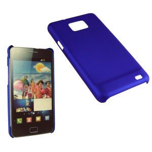 CUSTODIA BACK RIGIDA per SAMSUNG I9100 GALAXY S2, I9105 GALAXY S2 PLUS COLORE BLU