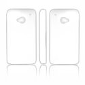 CUSTODIA BACK RIGIDA per HTC ONE, M7 COLORE BIANCO