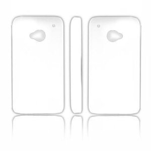 CUSTODIA BACK RIGIDA per HTC ONE, M7 COLORE BIANCO