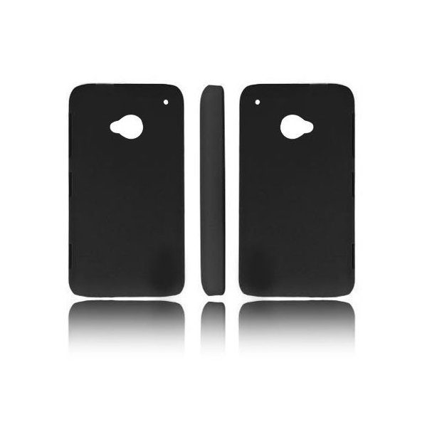 CUSTODIA BACK RIGIDA per HTC ONE, M7 COLORE NERO