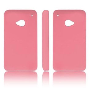 CUSTODIA BACK RIGIDA per HTC ONE, M7 COLORE ROSA