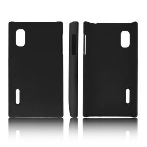 CUSTODIA BACK RIGIDA per LG E610 OPTIMUS L5, E612 COLORE NERO