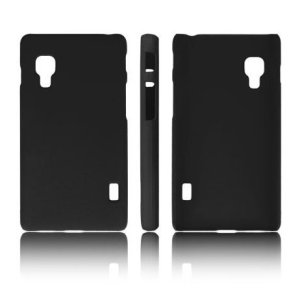 CUSTODIA BACK RIGIDA per LG OPTIMUS L5 II, E460 COLORE NERO