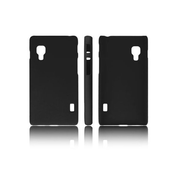 CUSTODIA BACK RIGIDA per LG OPTIMUS L5 II, E460 COLORE NERO