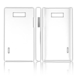 CUSTODIA BACK RIGIDA per LG P700 OPTIMUS L7, P705 COLORE BIANCO