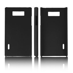 CUSTODIA BACK RIGIDA per LG P700 OPTIMUS L7, P705 COLORE NERO