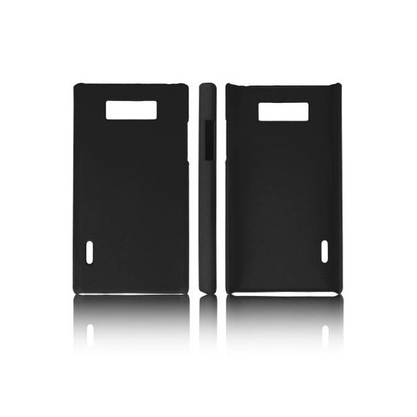 CUSTODIA BACK RIGIDA per LG P700 OPTIMUS L7, P705 COLORE NERO