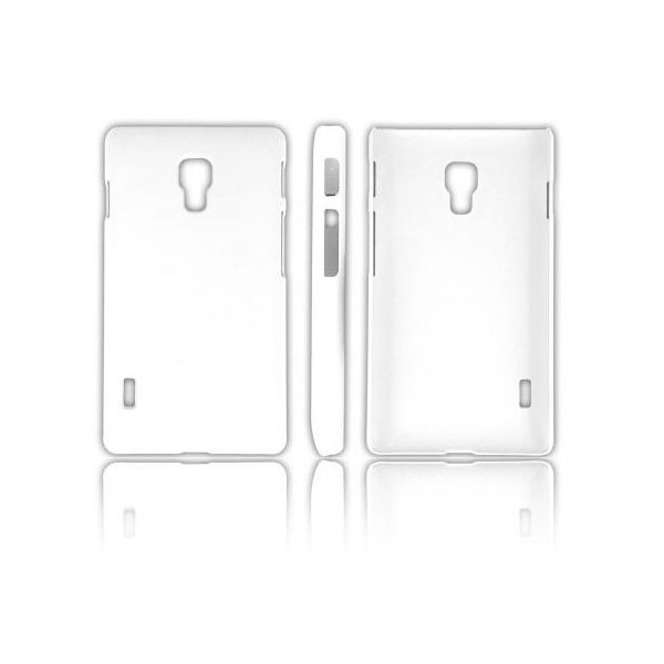 CUSTODIA BACK RIGIDA per LG OPTIMUS L7 II, P710 COLORE BIANCO