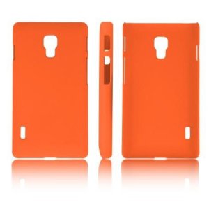 CUSTODIA BACK RIGIDA per LG OPTIMUS L7 II, P710 COLORE ARANCIONE