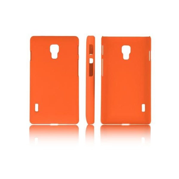 CUSTODIA BACK RIGIDA per LG OPTIMUS L7 II, P710 COLORE ARANCIONE