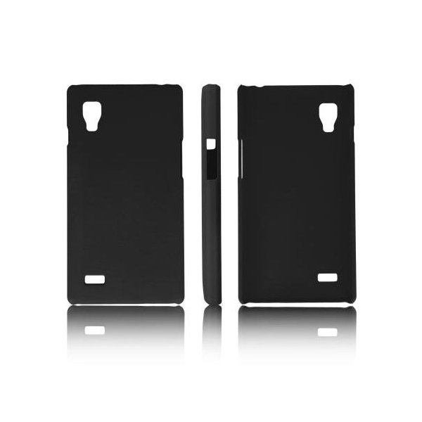 CUSTODIA BACK RIGIDA per LG OPTIMUS L9, P760 COLORE NERO