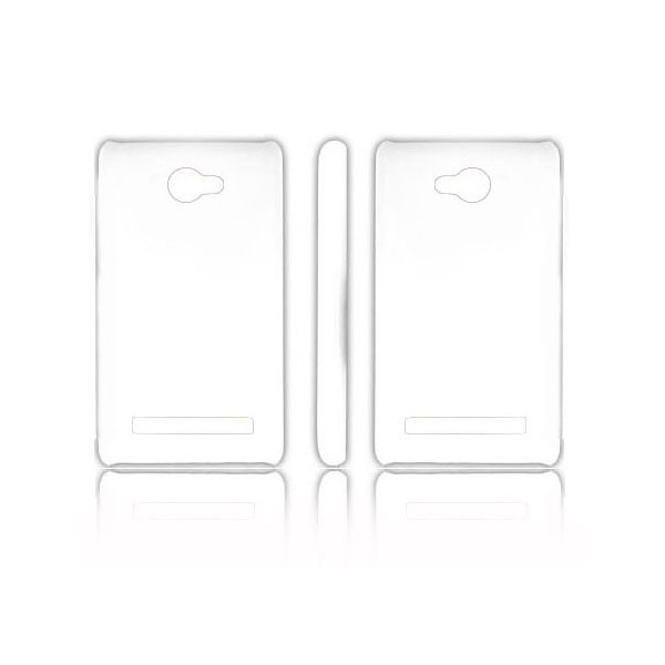 CUSTODIA BACK RIGIDA per HTC 8S WINDOWS PHONE, A620E COLORE BIANCO