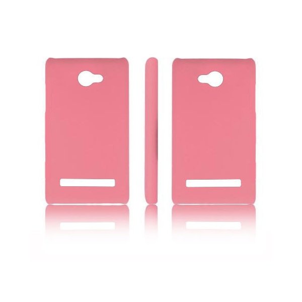 CUSTODIA BACK RIGIDA per HTC 8S WINDOWS PHONE, A620E COLORE ROSA